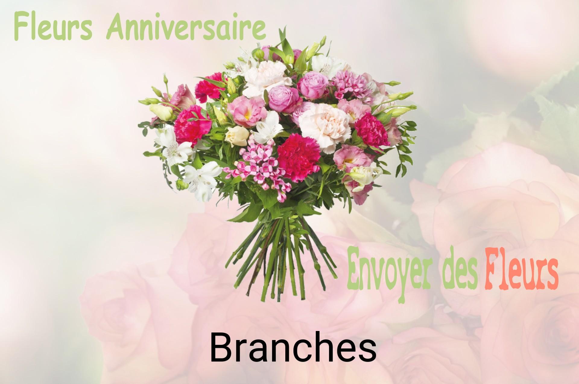 Bouquet de fleurs d’anniversaire livré à Branches